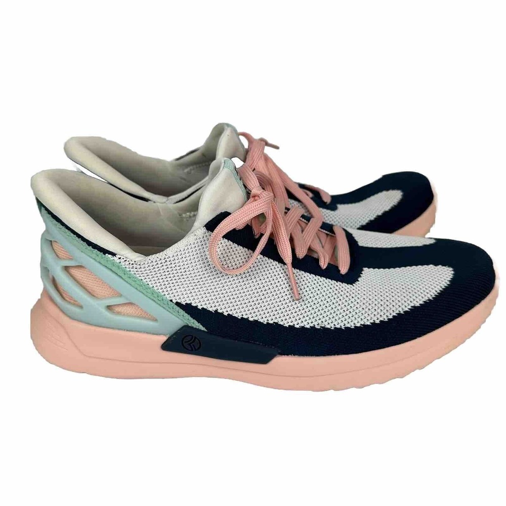 Kizik Athens Bahama Lace Up Hands Free Slip-In Knit Sneakers Mens 9.5 Womens 11
